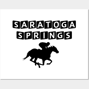 Saratoga Springs Horse Racing Posters and Art